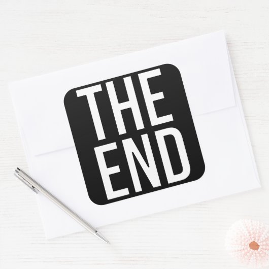 最後 スクエアシール (封筒)