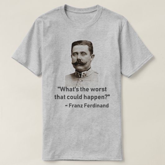 最悪って? Tシャツ (デザイン正面)