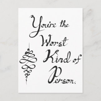 最悪のはがき ポストカード