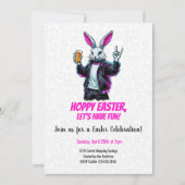 最悪のイースターバニー！ホッピーイースター、楽しくしよう！ 招待状 (正面)