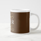 最悪のコーヒーでさえ全くコーヒーがないよりはまし ジャンボコーヒーマグカップ (右)