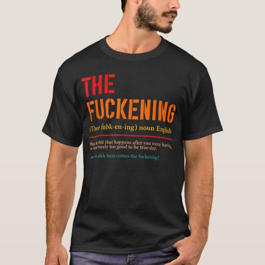 最悪の事態に備えろ 英単語 Tシャツ (正面)
