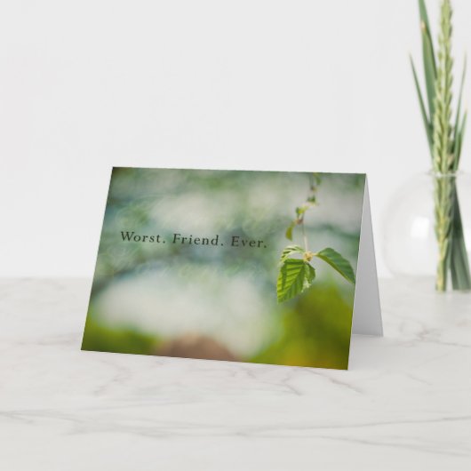 最悪の友 カード (正面)