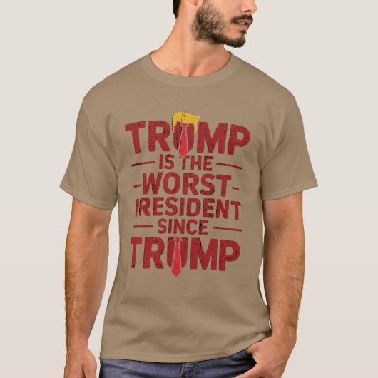 最悪の大統領 - フェミニストギフト クラシック Tシャツ (正面)