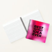 最悪の最高のアイディアのノート ノートブック (内部)