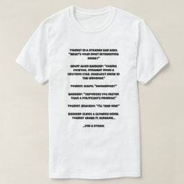 最悪の飲み物についてのAIジョーク Tシャツ