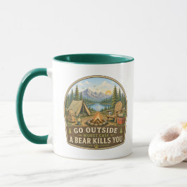 最悪クマに殺されるかもしれない アウトドアマグカップ マグカップ