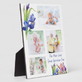 最愛のおばあちゃん素晴らし4フォト春フラワー フォトプラーク (側面)