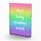 最愛のおばあちゃん賞 フォトブロック (右)