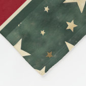 最愛のオールドファッションドサンタ毛布プレゼントアイディア フリースブランケット (角)