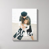 最愛のキャプションフォトパーソナライズされたキャンバスプリント キャンバスプリント (正面)