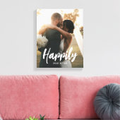 最愛のキャプションフォトパーソナライズされたキャンバスプリント キャンバスプリント (インサイチュ (リビング))
