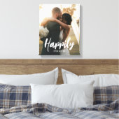 最愛のキャプションフォトパーソナライズされたキャンバスプリント キャンバスプリント (インサイチュ (寝室))