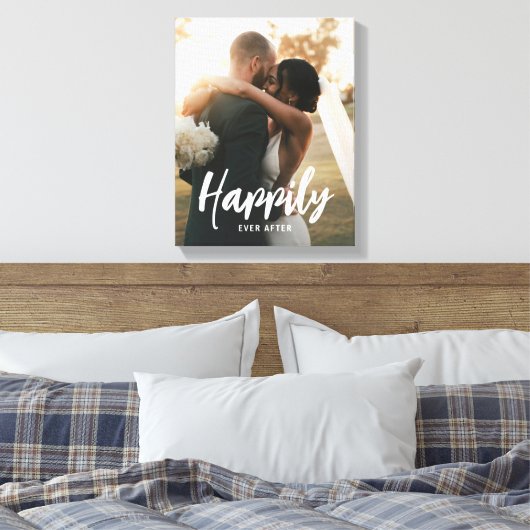 最愛のキャプションフォトパーソナライズされたキャンバスプリント キャンバスプリント (インサイチュ (寝室))
