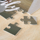 最愛のキャプションフォトパーソナライズされたパズル ジグソーパズル (側面)