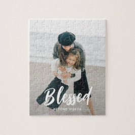 最愛のキャプションフォトパーソナライズされたパズル ジグソーパズル