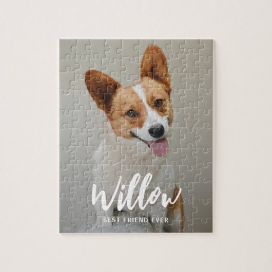 最愛のキャプションフォトパーソナライズされたパズル ジグソーパズル (縦)