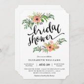 最愛のシャワーブライダルシャワー招待 招待状 (正面/裏面)
