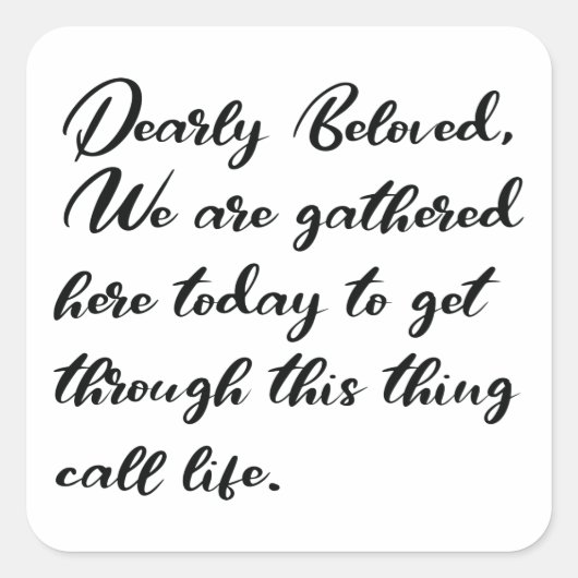 最愛のステッカーが集まった スクエアシール (正面)