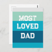 最愛のパパ ポストカード (正面/裏面)