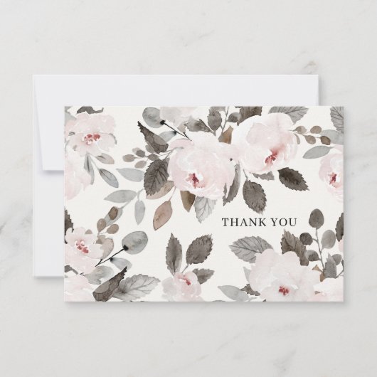 最愛のピンクローゼスサンキューカード サンキューカード (正面)