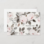 最愛のピンクローゼスサンキューカード サンキューカード (正面/裏面)