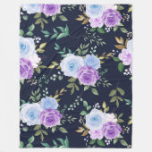 最愛のフローラフリースブランケット フリースブランケット (正面)