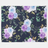 最愛のフローラフリースブランケット フリースブランケット (正面(横))