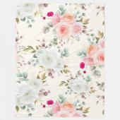 最愛のフローラフリースブランケット フリースブランケット (正面)