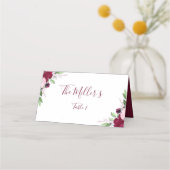 最愛のフローラ座席表 プレイスカード (裏面)