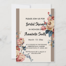 最愛のブライダルシャワー 招待状