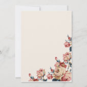 最愛のブライダルシャワー 招待状 (裏面)