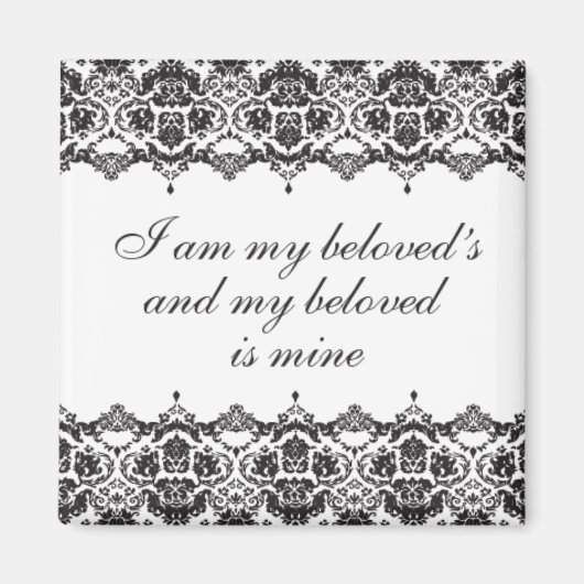 最愛のブラックレース磁石 マグネット (正面)