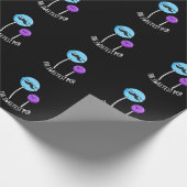 最愛のポップ・アートのおもしろい棒つきキャンデー・プンダークBG ラッピングペーパー (角)