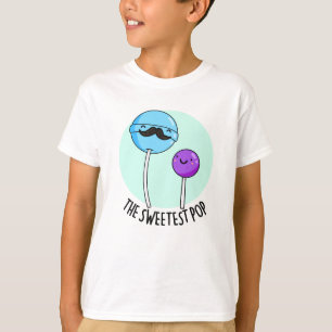 最愛のポップ・アートのおもしろい棒つきキャンデー Tシャツ