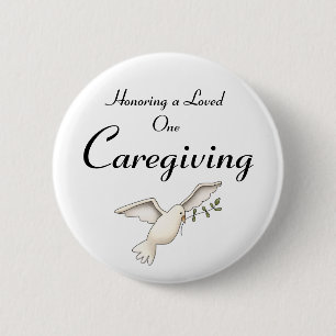最愛の人に名誉を与えるCaregiving 缶バッジ