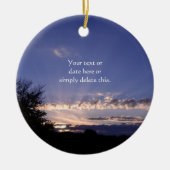 最愛の人のオーナメント無くなった セラミックオーナメント (正面)