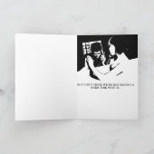 最愛の人後ろ棒のための挨拶状 カード (内部)