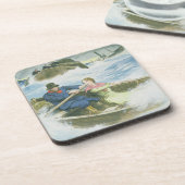 最愛の人(1815-41年)およびsuを救助している彼女の父に与えて下さい コースター (左側)