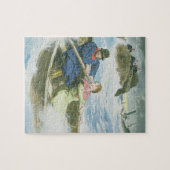 最愛の人(1815-41年)およびsuを救助している彼女の父に与えて下さい ジグソーパズル (横)