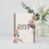 最愛の出欠 インビテーションポストカード (スタンド正面)