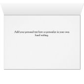 最愛の出発した雪の橋の同情カード (内部横(下))