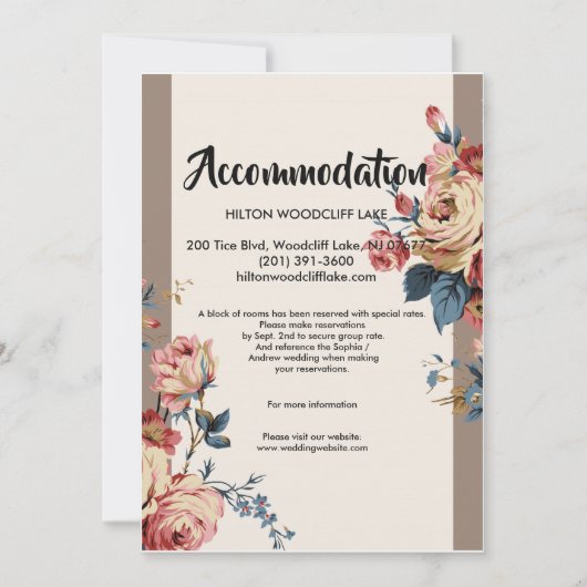 最愛の収容施設 招待状 (正面)