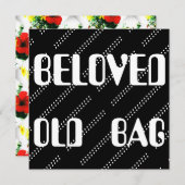 最愛の古いバッグ言葉文字 おもしろい (正面/裏面)