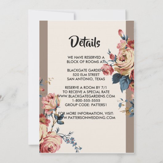 最愛の囲 招待状 (正面)