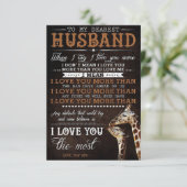 最愛の夫へ サンキューカード (スタンド正面)