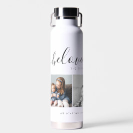 最愛の奈々おばあちゃんカスタム家族フォトキープサケ ウォーターボトル