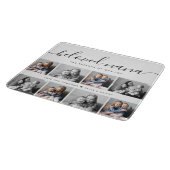 最愛の奈々おばあちゃんカスタム家族フォトキープサケ カッティングボード (角)