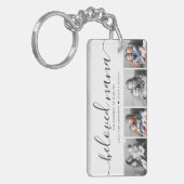 最愛の奈々おばあちゃんカスタム家族フォトキープサケ キーホルダー (正面左)