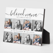 最愛の奈々おばあちゃんカスタム家族フォトキープサケ フォトプラーク (側面)